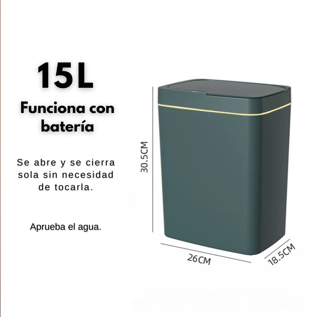 Cubo de basura con sensor 15L