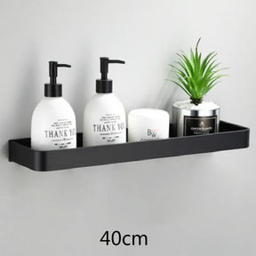 Estante de baño negro 40cm